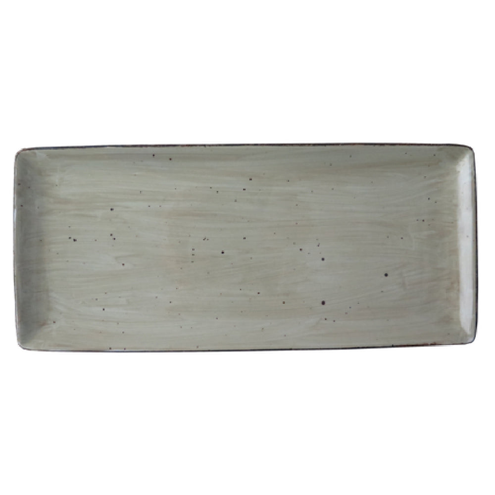 Rustics Light Green Rectangle Platter, 36.5 x 16 cm/ 14.4 x 6.3"