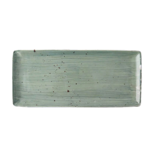 Rustics Dark Green Rectangle Platter, 36.5 x 16 cm/ 14.4 x 6.3"