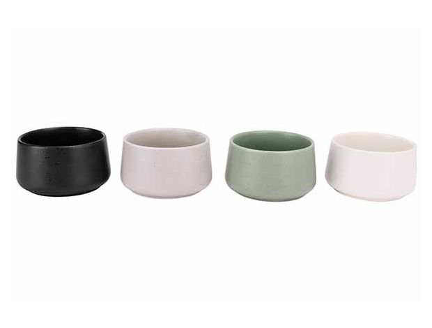 Bites Apero Mixed Set of 4 Bowls, 9.5 x 5.5cm / 3 3/4 x 2 1/8"