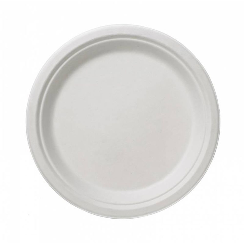 Round Plate, 18 cm, compostable, biodegradable