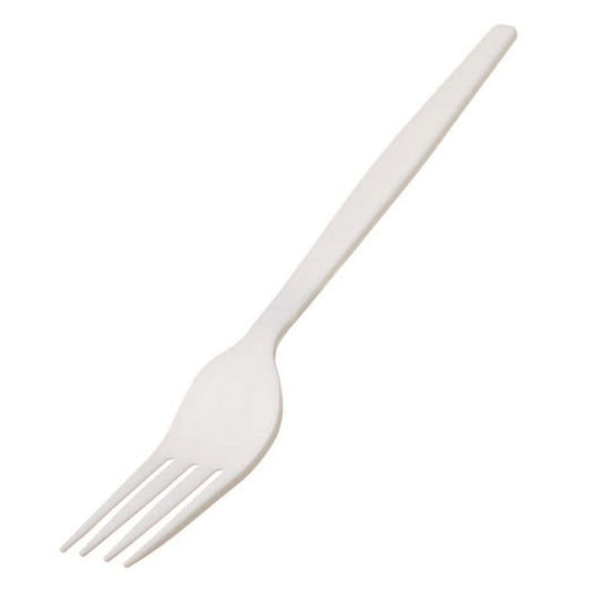CPLA Fork, 16 cm, compostable, biodegradable