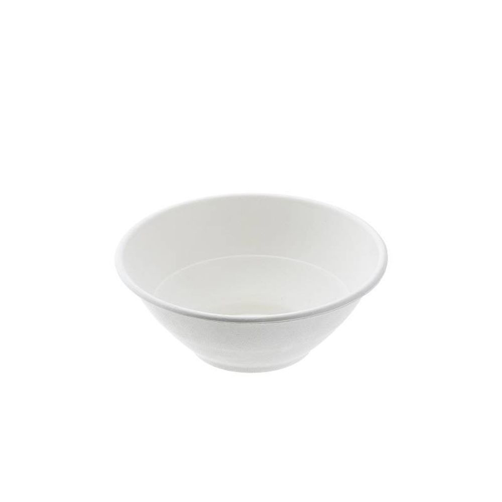 Round Bowl, 19.5 x 7.5 cm - 900 ml, compostable, biodegradable