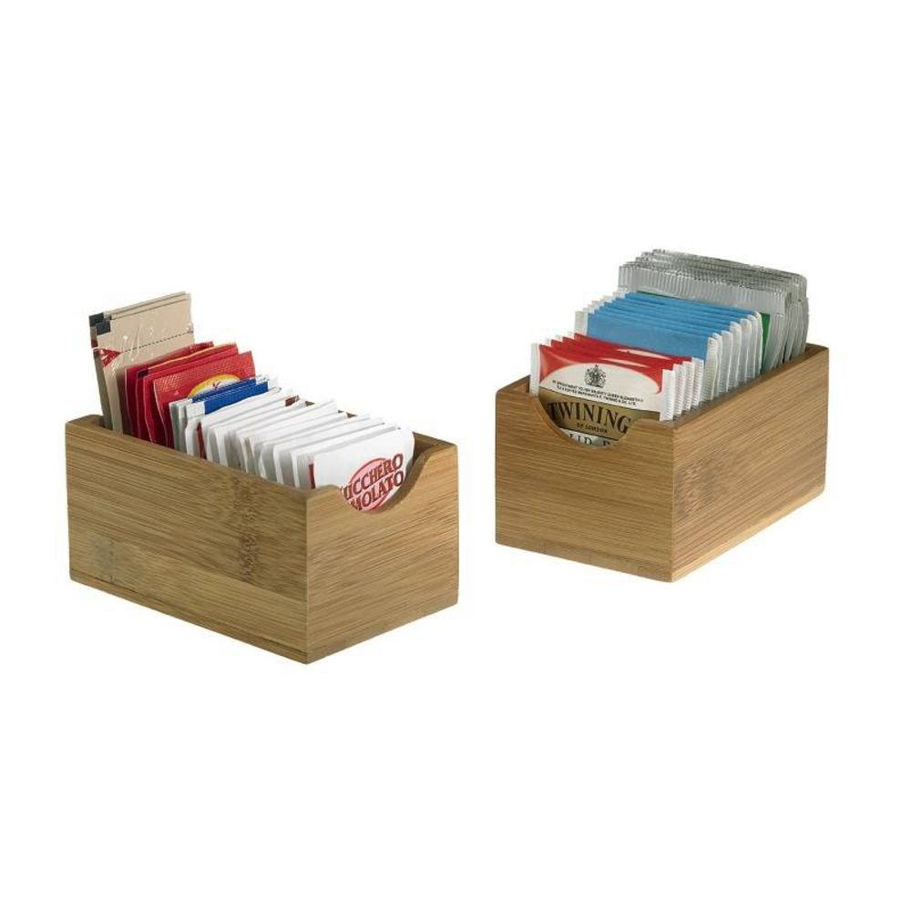 Bamboo Sachet Holder, 7 x 11 x 5.5 cm/ 3 x 4.5 x 2.25