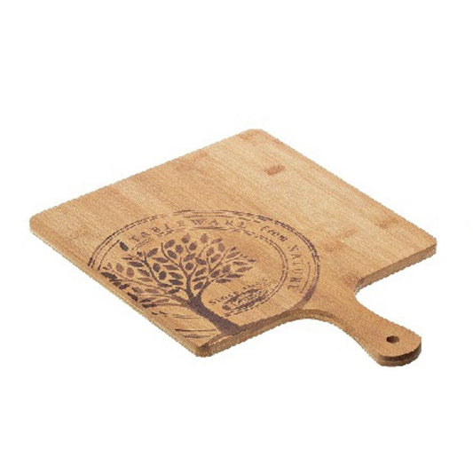 Bamboo Square Cutting Board Nature, 20 x 20 x 1 cm/ 8 x 8 x 0.5"