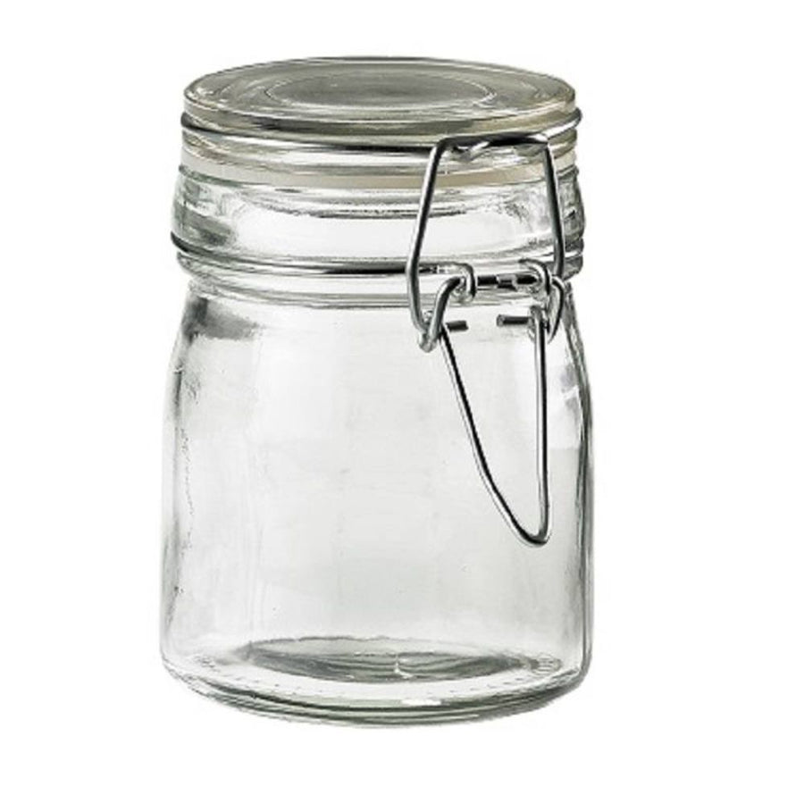 Glass Vase With Glass Lid, Tall, 150 ml/ 0.15 L