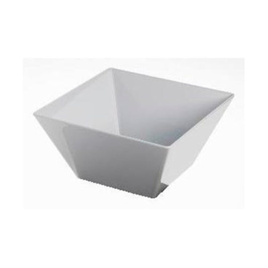 White Diamond Salad Bowl, 24 x 24 x 13 cm/ 9.5 x 9.5 x 5.25"