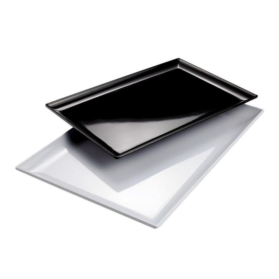 White Topazio Tray, 35 x 24 x 2 cm/ 14 x 9.5 x 1"