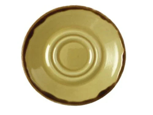 Autumn Olive Double-Well Saucer, 16.4 cm/ 6.5" (Pair W/ 51RUS030-192)