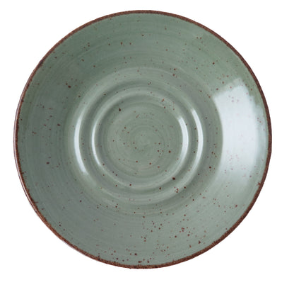 Rustics Large Double Well Saucer, 16.5 cm/ 6.5" (Pair W/ 51RUS030-04, 51RUS040-04)